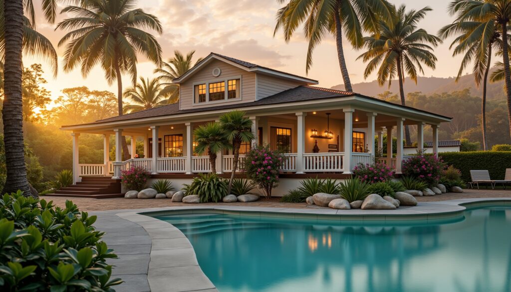 tropical vacation homes