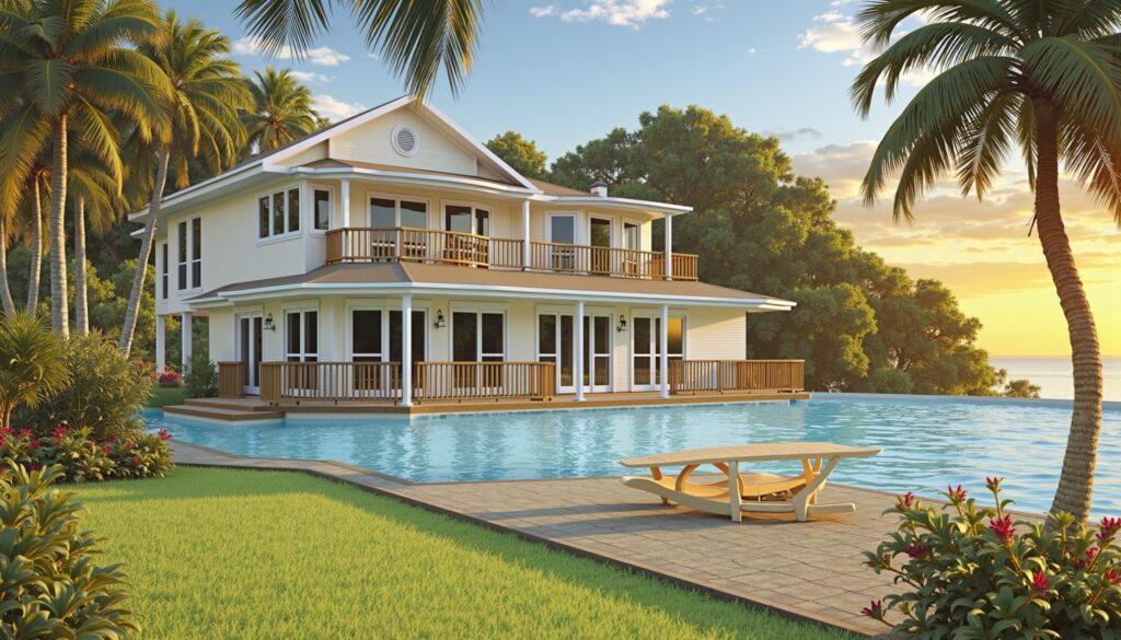 tropical vacation homes
