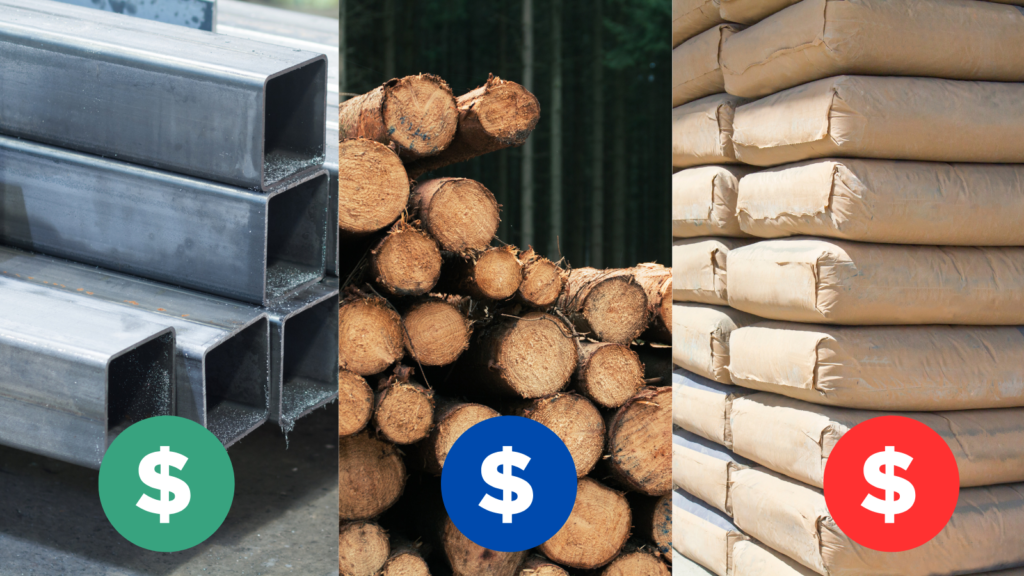 Types of Building Materials and Their Costs