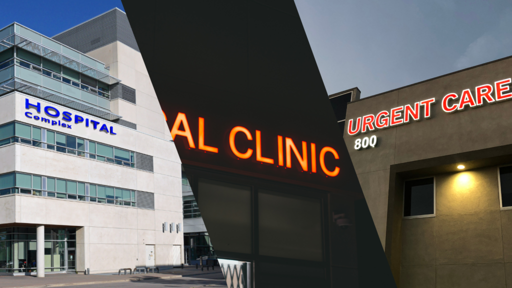 Comparing Different Types of Medical Facilities: Hospitals, Clinics, and Urgent Care centers