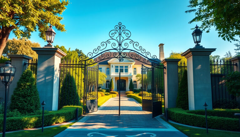 Enhance Your Property's Curb Appeal with a Stylish Gated Entrance